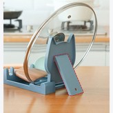 折疊款 藍色【適合大小鍋蓋】 × 1個