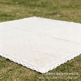 白色小雛菊+花邊:30*60cm【小蓋巾】 × 1個