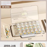 大字版28格●透明色+贈標籤貼【食品級材質+三重密封】 推薦:無規格