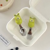 百變小熊綠色叉勺 × 1個