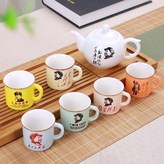 一壺六杯隨機混彩色 × 1個