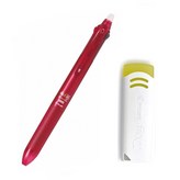 레드 1개+지우개 화이트 1개 세트