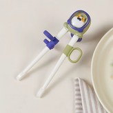 公仔學習筷 - 黃綠配色 自動回彈 - 防滑筷頭 × 1個