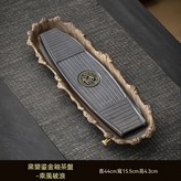 窯變鎏金釉茶盤-乘風破浪 × 1個