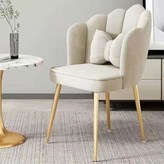 金白花瓣椅 × 1個