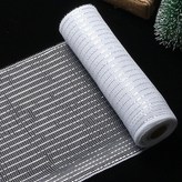 白色 銀蔥絲,26cm x10碼 × 1個