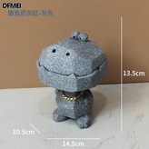 鱷魚收納擺件-灰色:如圖 × 1個