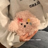 卷毛小泰迪*【粉色】沖水袋 × 1個