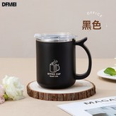 500ML加厚透明蓋【黑色】:400-500ml(彩盒包裝) × 1個
