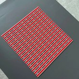 紅白色 × 1個