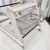 金屬收納筐 - 灰色 × 1個