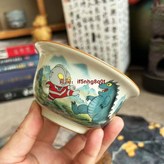 【奧特曼】米黃汝窯可樂杯,120-180ml × 1個