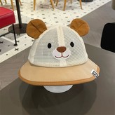 卡其（小熊包邊）漁夫網帽2-4歲/帽圍48-52cm × 1個