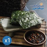 청정 완도 특물 무조미 구운 곱창김 25매 LAG251