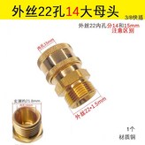 外絲22大母頭（孔徑14mm)1個 × 1個