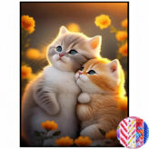 사랑하는 고양이 40*50cm