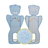 곰돌이쿨시트-천연모시-블루 × 1개