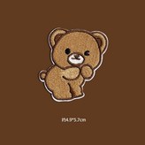 3#歡迎熊【1個裝】自粘款 × 1個