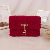 l大紅色小鹿【材料+教程】 × 1個