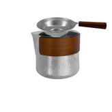 冰花公道杯+實木手柄 × 1個