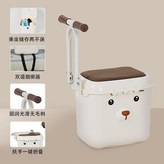 中配小熊奶油白扶手款+捆綁器+防撞墊 × 1個