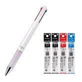 0.4 리필 4개 + 3색 볼펜 화이트 1개