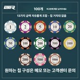 13가지 칩랙없음 100개칩 × 1개