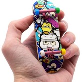 핑거보드 스케이트보드 수집 티크 튜닝 32mm 프로 열전달 그래픽 완성 레벨 부품으로 완전히 조립된 모양의 우드 데크34x97mm 울트라스핀 휠 프로디지 트럭 처방전