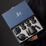 黑色水杯+一壺六杯一罐 × 1個