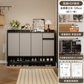 120-32-100CM 霧灰加金典雅仕灰鞋櫃:組裝 × 1個