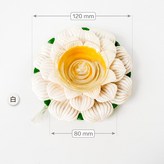 蓮花燈芯固定座〖大〗【白】附燈芯 × 1個