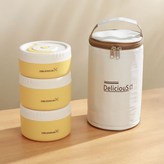 1550ML 3단 노랑색 × 1세트