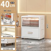 40面寬丨透白+白抽屜:2層 × 1個