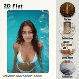 비키니걸 벽 장식 인테리어 소품 홈카페 펍 장식 선물