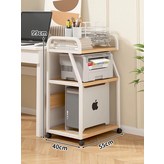 3단 화이트 프레임 - 오크 × 1개