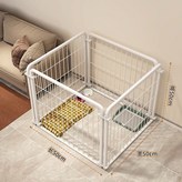 簡潔白【給寵物一個家】送小黃鴨/睡墊,4片【61X61X61】小型犬 × 1個