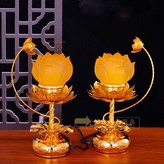 新琉璃花蕾10寸一對/高24七彩 × 1個