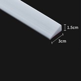 白色中號1.5cm高,長80cm(送安裝工具) × 1個