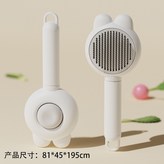 兔耳祛毛梳 - 白色 兔耳祛毛梳-白色 × 1個