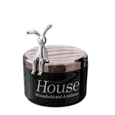 坐兔黑咖色-煙灰缸 × 1個