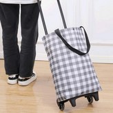 트롤리 쇼핑카트_청록 데이지꽃 카트