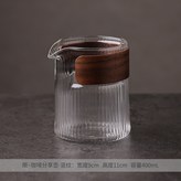 豎紋玻璃分享壺 × 1個