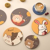 【3片裝】抱抱熊+熊熊+貓咪,12*12cm（適合杯子） × 1個