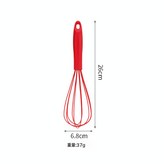 加厚9寸紅色打蛋器:如圖所示 × 1個