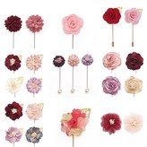 02.장미 달콤 부토니에_핑크 × 1개