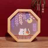 月下相依材料包 繡繃 框 × 1個