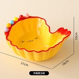炸蝦陶瓷果叉碗6叉 × 1套