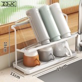 日式斜掛杯架小號(白色):如圖 × 1個