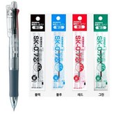 투명+블랙+블루+레드+그린