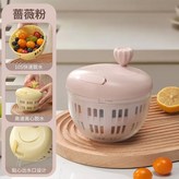 【薔薇粉】多功能水果蔬菜脫水器 × 1個